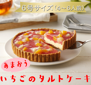 あまおう苺のタルトケーキ 6号(約18cm)4?6人分 吉富町/株式会社吉浦コーポレーション[BGAD026]