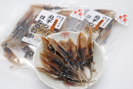 丸干しほたるいか150g｜鳥取 岩美 ホタルイカ いか 素干し おつまみ 肴 おやつ【24029】
