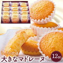 【ふるさと納税】大きなマドレーヌ　12個 | ギフト スイーツ 焼き菓子 ランキング プレゼント お菓子 菓子 おかし デザート 食品 人気 おすすめ 送料無料