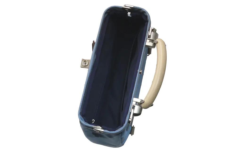 豊岡鞄 for the blue ミニダレスバッグ 3701 ドルフィンブルー / 足立 ダレスバッグ コンパクト 3WAY 手提げ リュック ショルダーバッグ タブレット 収納 レディース メンズ 