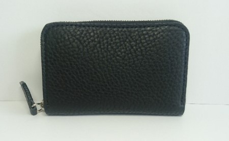 国産シュリンクレザー　ラウンドZIPコインケース ファッション小物 財布 ファスナータイプ  ﾗｲﾄﾌﾞﾗｳﾝ