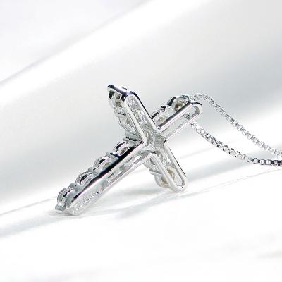 ふるさと納税 甲府市 Pt ダイヤクロス(0.20ct)　PN 330630 |  | 02