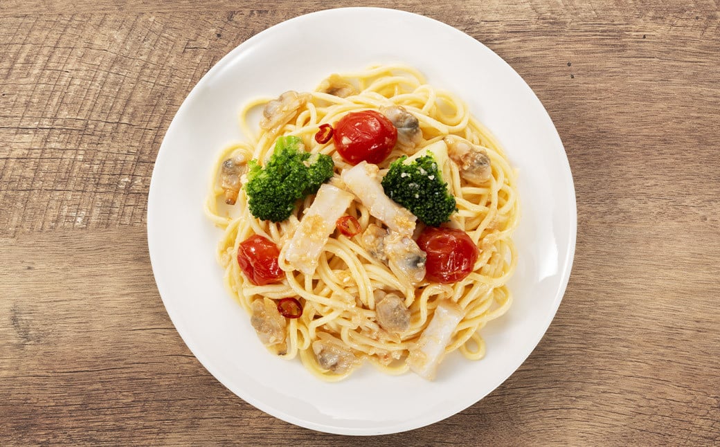 【6ヶ月定期便】海鮮と博多明太子のペペロンチーノ【280g×6食入】