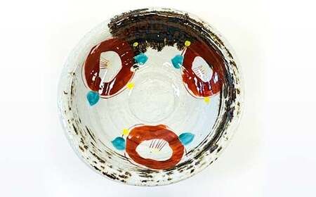 九谷焼 鉢 椿 伝統 工芸品 装飾品 盛り鉢 テーブルウェア 食器 プレゼント ギフト 贈り物 石川県 加賀市 F6P-2860