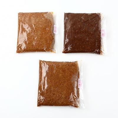 ふるさと納税 長野県 20割ぜいたく信州みそ1kg・二年信州みそ1kg・特製甘口信州みそ1kg詰合わせ3kgポリ樽詰 |  | 02