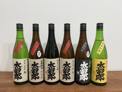 E30「大治郎」飲み比べ（720ml×6本） 日本酒 純米酒 酒 ご当地酒 E30 東近江 近江 ひがしおうみ