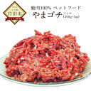 【ふるさと納税】鹿肉100%ペットフード 鹿生肉 ミンチ 1kg (200g×5) やまゴチ ジビエ 無添加 自然由来 愛犬の健康維持に 山のごちそう 大分県産 送料無料