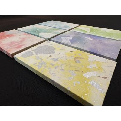 ふるさと納税 中野市 箔アートプレート　小サイズ6枚選-3 |  | 01