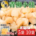 【ふるさと納税】容量 選べる 天然 青柳 小柱 100g×5/10袋 岬だより セット 冷凍 小分け ふるさと納税貝 ふるさと納税魚介 パック 貝柱 人気 おすすめ 愛知県 南知多町 【配送不可地域：離島】