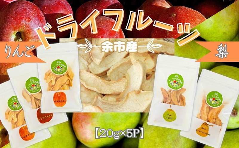 
【余市産】すこやか自然農園「ドライフルーツ」セット

