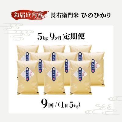 ふるさと納税 高千穂町 【9か月定期便】【令和7年産 新米】13代目甲斐長衛門が選び抜いた高千穂産ひのひかり　長衛門米5kg× |  | 03
