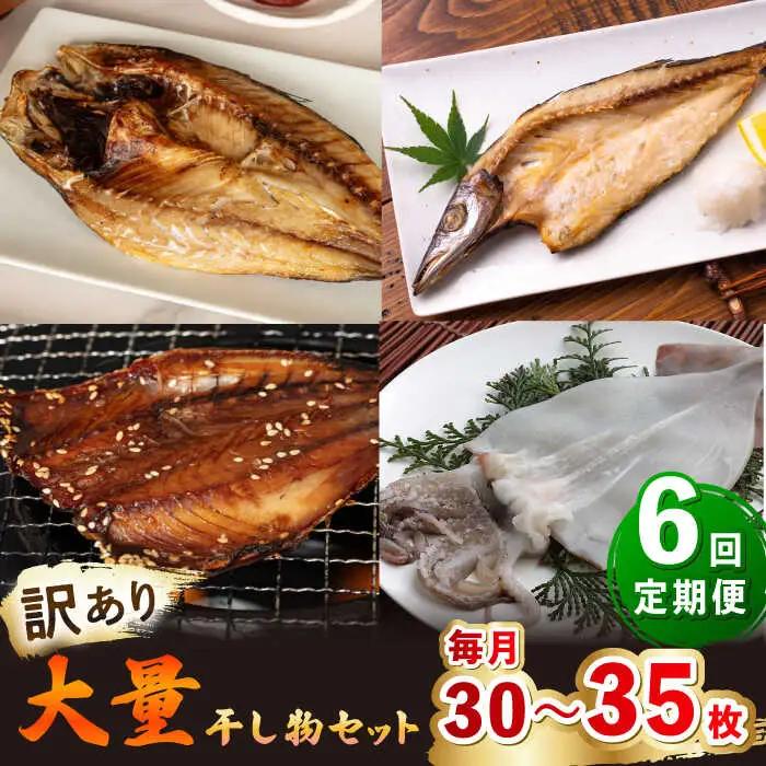【全6回定期便】【訳あり】 干物 セット [JAQ022] ひもの