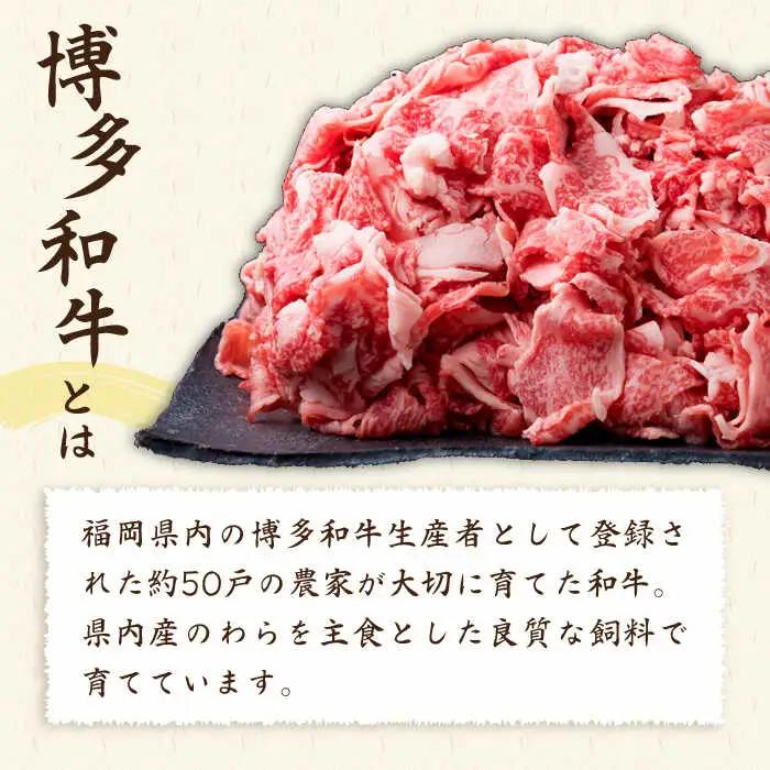 【全6回定期便】A4-A5ランク 博多和牛 切り落とし 1kg （250g×4P） 切り落し 糸島市/糸島ミートデリ工房[ACA190]