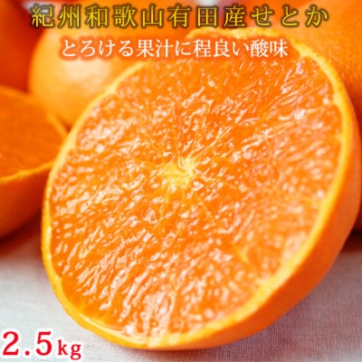 とろける食感!ジューシー柑橘　せとか　約2.5kg【1596874】