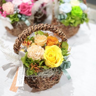 ふるさと納税 筑西市 【母の日ギフト】プリザーブドフラワーアレンジメント/Mサイズ1個 |  | 01