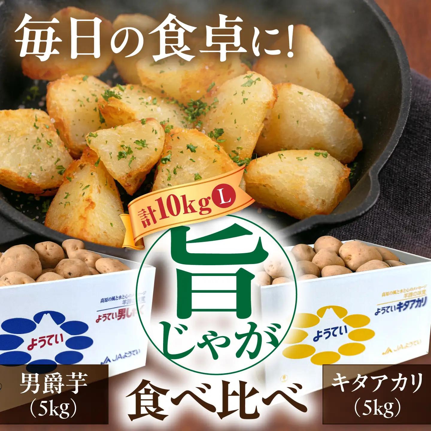 【ふるなびWEEK対象】じゃがいも 食べ比べセット 10kg [AJAK032] じゃがいも 