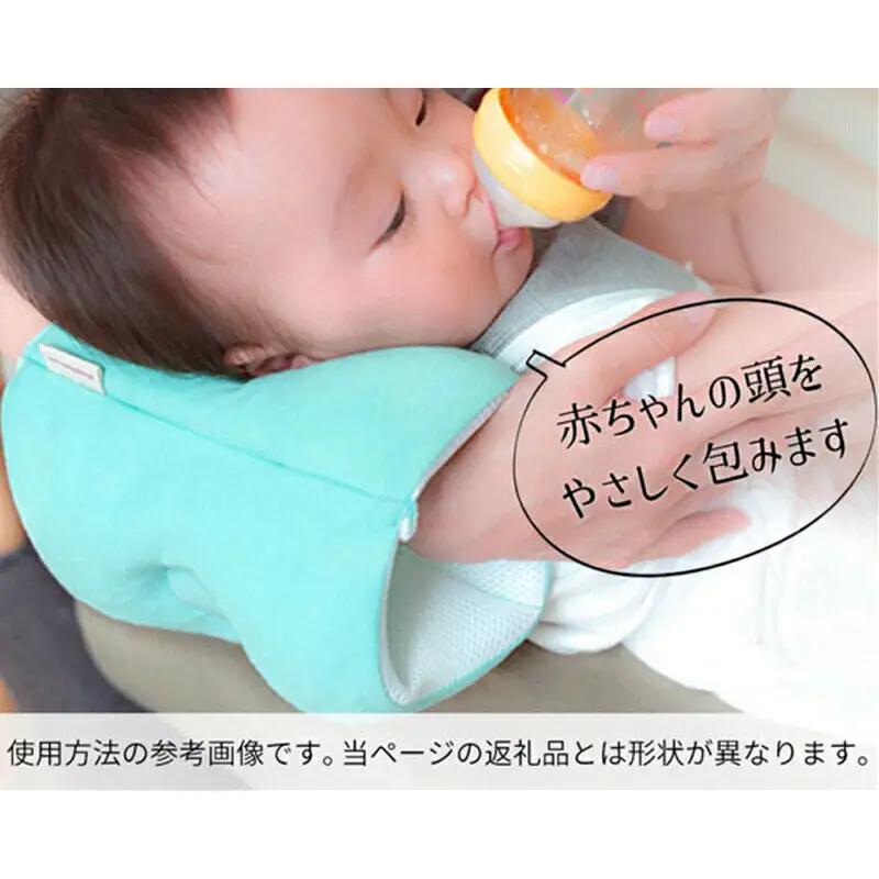 Baby Pillow サイズと厚みにこだわった授乳まくら 耳付き ブルー 枕 赤ちゃん用品 ベビー ベビーまくら 新生児 赤ちゃん 枕 頭の形 向きぐせ 向き癖 絶壁 洗える 授乳 授乳用 腕 簡単