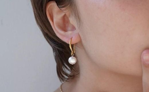 【LENERAオリジナルピアス】pearl hook pierce 【079003】