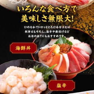 冷凍 ホッコクアカエビ （ 甘エビ ） 500ｇ エビ えび 海老 甘海老 殻付き おさしみ 刺身 生食 海鮮丼 唐揚げ おつまみ 冷凍 国産 海鮮 魚介 魚介類 ギフト 贈り物 お歳暮 父の日 お取