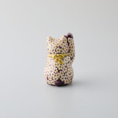 ふるさと納税 能美市 九谷焼　まねき猫　右手　夜桜猫　宮本晄作 |  | 01