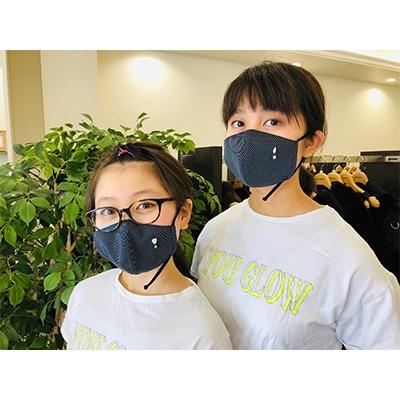 ふるさと納税 蕨市 伝統織物・双子織　マスク　Sサイズ