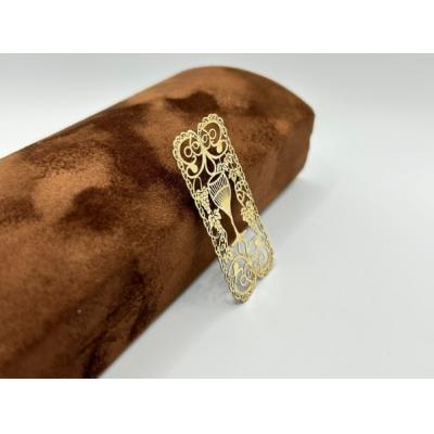 ふるさと納税 甲府市 K18製　金細工しおり(葡萄唐草)　JIP001-2g |  | 02