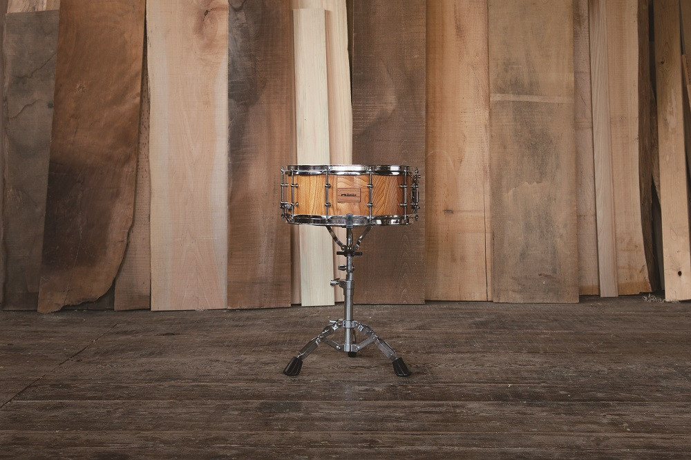 
【高島屋選定品】＜koikedrums＞ 欅 スネアドラム（14”×6”） F4N-0580
