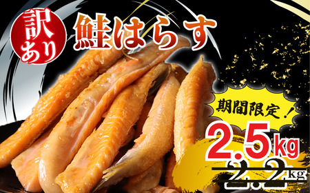 訳あり 鮭 ハラス 2.2kg さけ