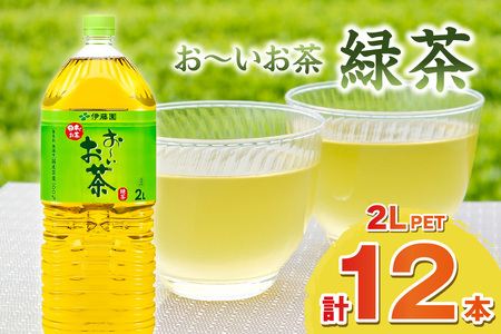 お～いお茶 緑茶PET 2L 6本入り×2ケース 計12本 伊藤園 ドリンク 飲料 セット ペットボトル 伊藤園 お茶 グリーンティーお中元 オフィス ストック 備蓄 新生活 応援 準備 【114_2075】