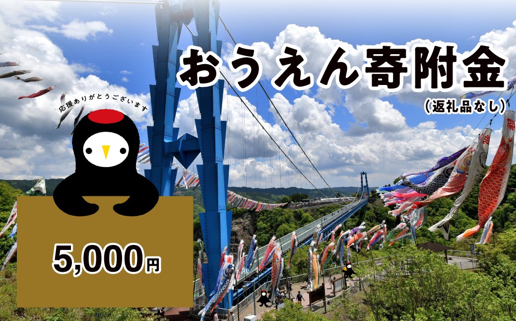 
            《返礼品なし》5,000円 茨城県常陸太田市おうえん寄附金
          