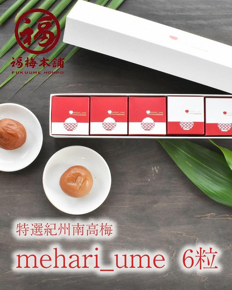 紀州南高梅　超大粒　mehari_ume6粒