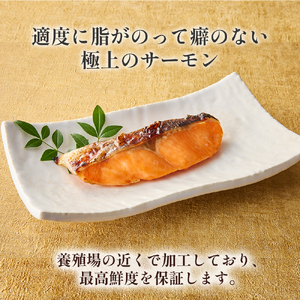 【1切れずつ真空冷凍】 関金サーモン ふり塩切り身 960g（60g×16切れ） マス 鮭 サーモン