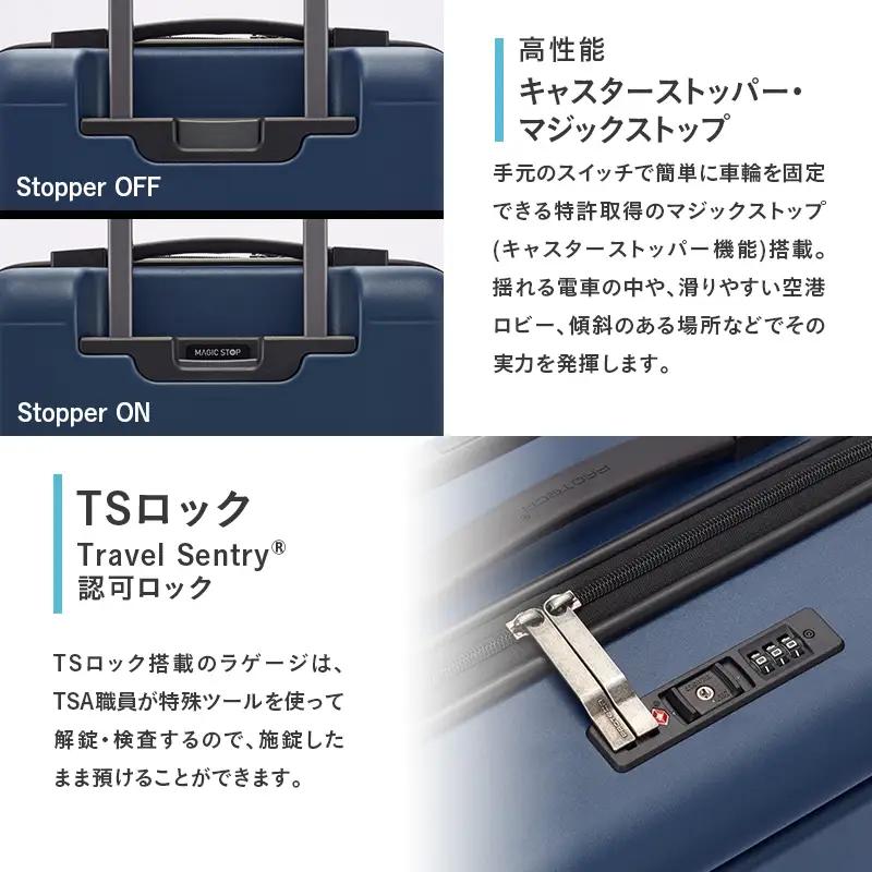 スーツケース プロテカ MAXPASS4 ガンメタリック 40L スーツケース