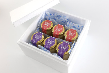 ゆりぷりん（ブルーベリー、りんご　各3個） 計6個入