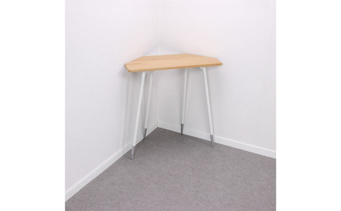 【＆FREL】FS ウォールサイドテーブル 天板 突板ナチュラルオーク 幅70cm 奥行30cm 高さ72cm インテリア 家具 おしゃれ シンプル 机 ※離島への配送不可