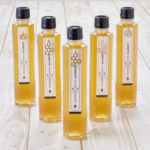 【むろうはちみつ】はちみつゆずドリンク（5倍希釈原液）200ml×５本セット／砂糖不使用 無添加 室生 奈良産純粋蜂蜜 シロップ 国産 父の日 母の日 プレゼント 手土産 お取り寄せ 結婚祝い 内祝い お中元 贈答用 贈り物 暑中見舞い お土産 国産 紅茶 非加熱 無添加 純粋 セット ふるさと納税 ハチミツ 蜂蜜 送料無料