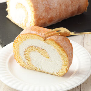 ポミエロール（１本）プレーン味 冷凍 ロールケーキ スイーツ お菓子 デザート おやつ 焼き菓子 洋菓子【R00032】