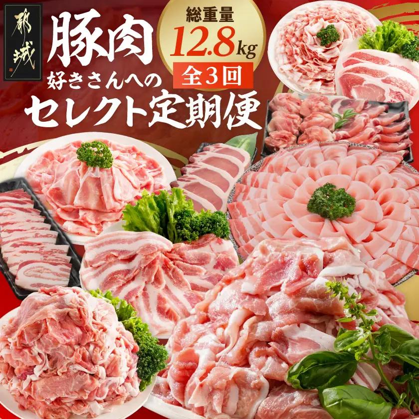 【☆セレクト定期便☆】豚肉好きさんへの定期便(3ヶ月)2月・4月・6月お届け≪2027年お届け≫〔T52-3-S003〕_(都城市) 宮崎県 豚肉 どんぐりの恵み豚 小間 とんかつ しゃぶしゃぶ 炒め物