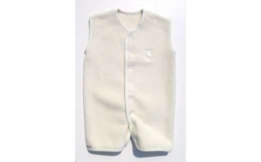 綿毛布 スリーパー (Sサイズ) オーガニック綿使用 2way仕様で暖か 毛布の町 (泉大津産)｜ 毛布 ベビー ロンパース 肌にやさしい 綿 コットン 天然素材 天然繊維 贈答品 出産 睡眠 ギフト