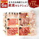 【ふるさと納税】【定期便6ヶ月】まちのお肉屋さん 厳選セレクション 合計約7.15kg おおいた和牛 (ヒレ サーロイン ハンバーグ 切り落とし ロース) 豚肉 切り落とし 黒毛和牛 和牛 牛肉 豚肉 お肉 肉 大分県産 冷凍 送料無料