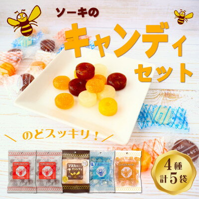 【ふるさと納税】キャンディ 4種セット のど飴 プロポリス マヌカハニ ローヤルゼリー 贈り物 ギフト【1564746】
