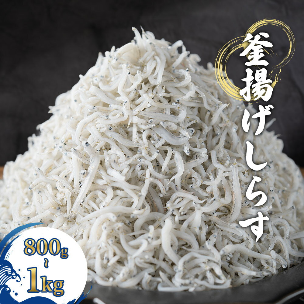 【ふるさと納税】 釜揚げしらす 800g〜1kg 選べる 小分け 送料無料 新鮮ふっくら 有田産 魚介 冷凍便直送 ご飯のお供 おつまみ 海鮮丼 人気返礼品 人気 和歌山県有田市