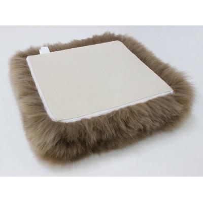 ふるさと納税 羽曳野市 La joie ムートンプフクッション PAVE 40×40×10cm トープ |  | 03