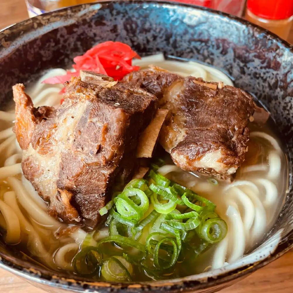 沖縄そば 【全6回定期便】本ソーキそば (豚スペアリブ) 4食セット  BCAO017 そば