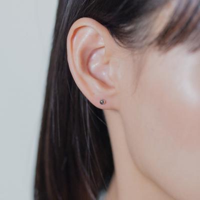 ふるさと納税 甲府市 【甲府ジュエリー】Pt900　プラチナ　丸玉ピアス　4mm(17802252) |  | 02