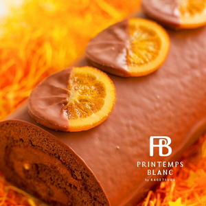 ショコランジュ 1本 AQ025-6 チョコレート オレンジ ロールケーキ