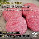 【ふるさと納税】【定期便12回】【牧場直送】佐賀産黒毛和牛100％和牛ハンバーグ4個 ：C156-005