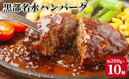 ハンバーグ 黒部名水ハンバーグ ハンバーグ【10個セット】【冷凍】
