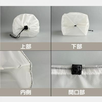 ふるさと納税 名古屋市 【M・3L・白】　大きめナイロン巾着袋　スタッフバッグ　スタッフサック |  | 03