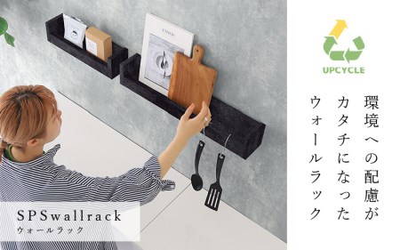 ウォールラック SPS WallRack 幅60cm アイカメラミン 日本製 完成品【カラー：BP（ブラックパール）】 [e55-a007_03]